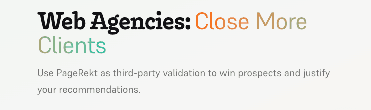 How Web Agencies Use PageRekt to Win Clients & Justify Recommendations