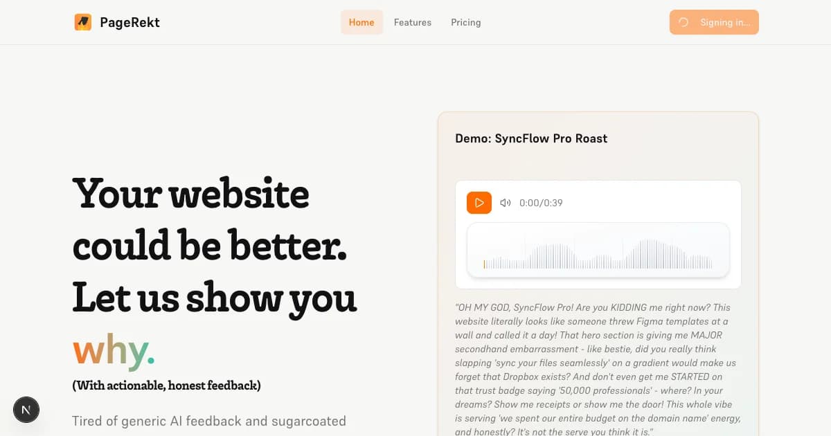 Landing Page Roasting: The Complete Guide for 2025